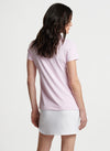Peter Millar Women's Jubilee Short Sleeve Button Polo Top - Palmer Pink