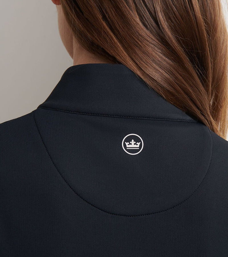 Peter Millar Women's Perth Essential Performance Quarter-Zip Pullover Sweater - Black*
