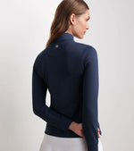 Peter Millar Women's Perth Essential Performance Quarter-Zip Pullover Sweater - Navy*