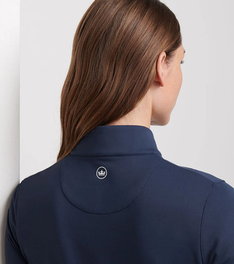 Peter Millar Women's Perth Essential Performance Quarter-Zip Pullover Sweater - Navy*