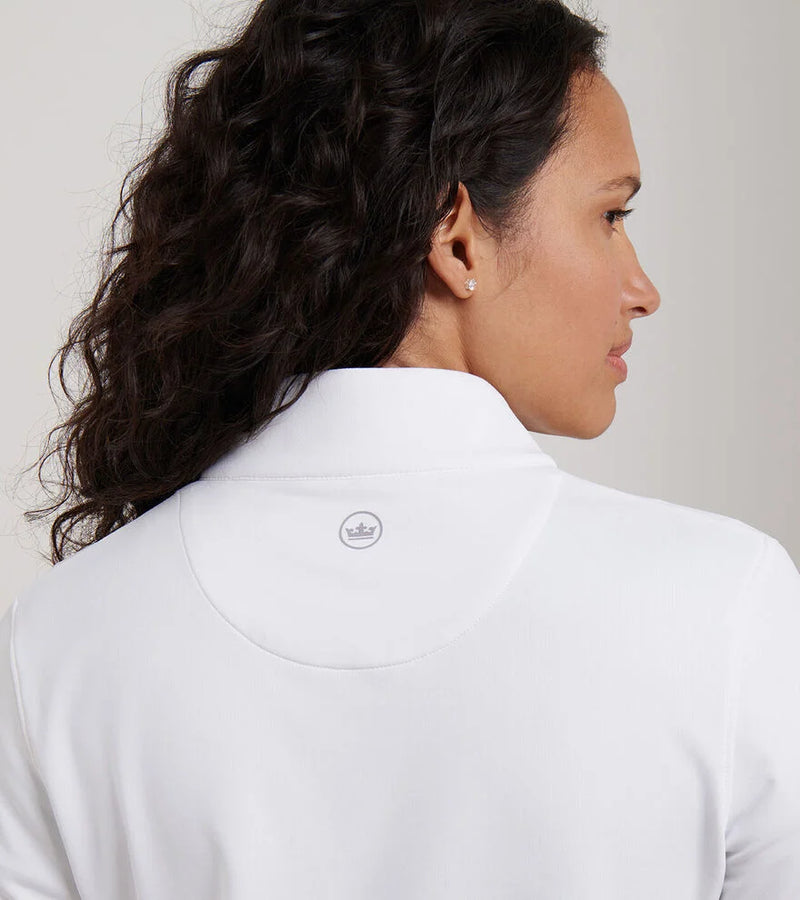Peter Millar Women's Perth Essential Performance Quarter-Zip Pullover Sweater - White*