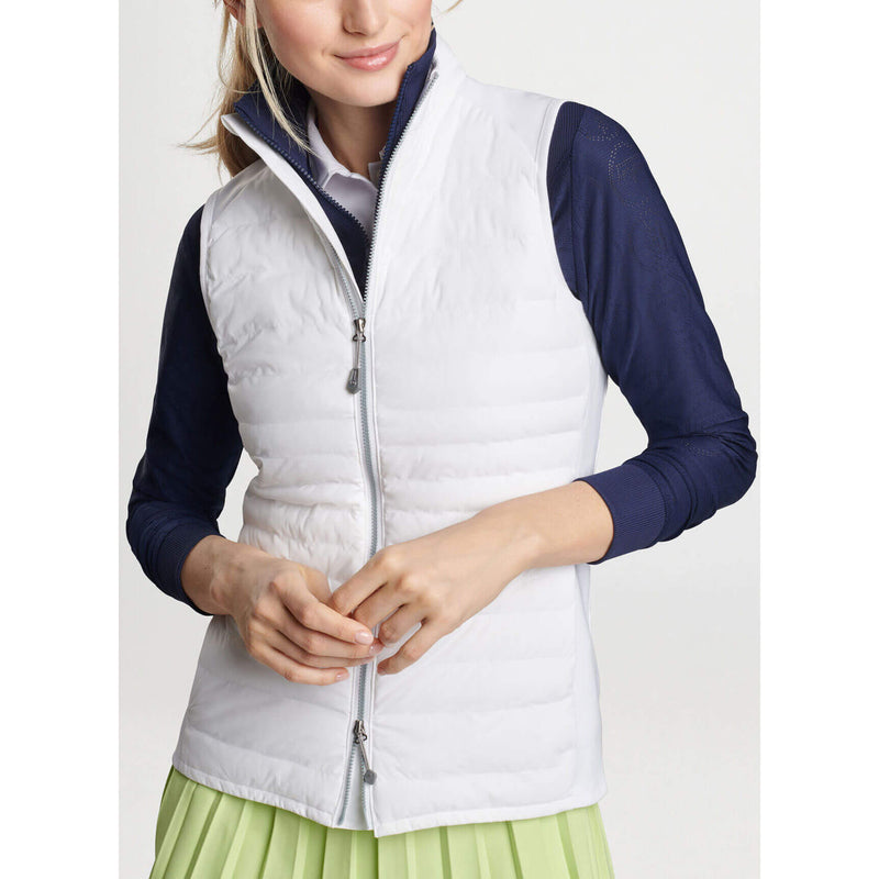 Peter Millar Women's Fuse Hybrid Vest - White