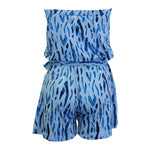 La Mer Luxe Tahiti Raina Strapless Romper - Navy/Maya
