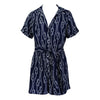 La Mer Luxe Short Sleeve Renee Romper - Navy Harbor - FINAL SALE