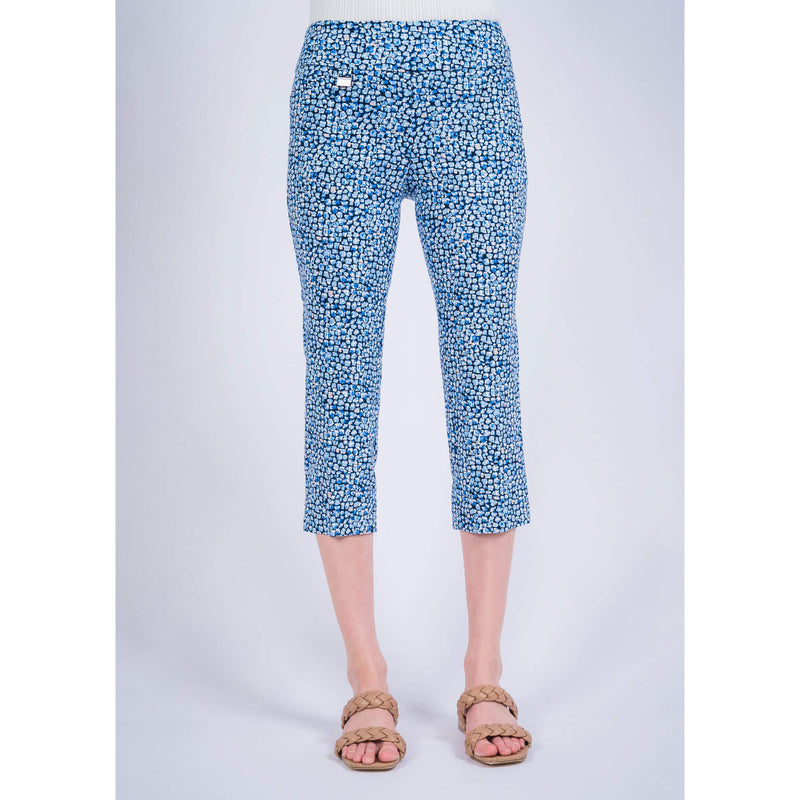 Lisette L Montreal Pebble Slim Ankle Capri - Multi - FINAL SALE