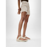 FitFlop Lulu Resin Buckle Leather Sandals - Paris Beige