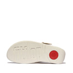FitFlop Lulu Resin Buckle Leather Sandals - Paris Beige