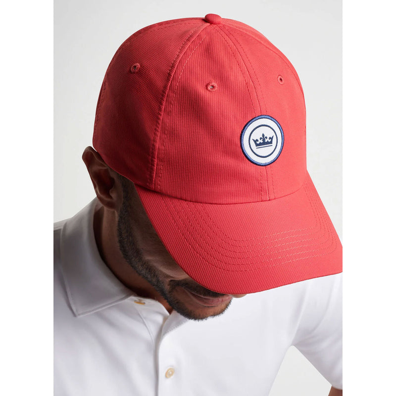 Peter Millar Crown Seal Performance Hat - Cape Red
