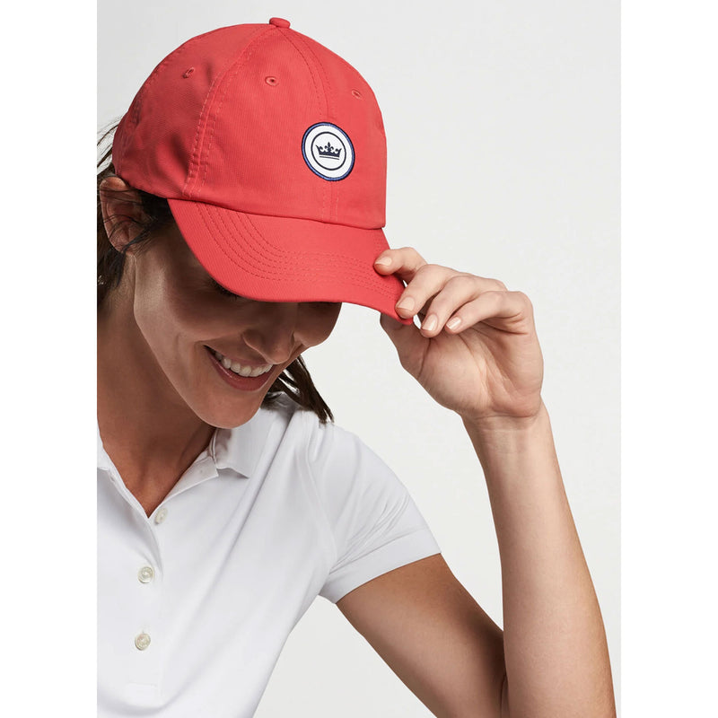 Peter Millar Crown Seal Performance Hat - Cape Red