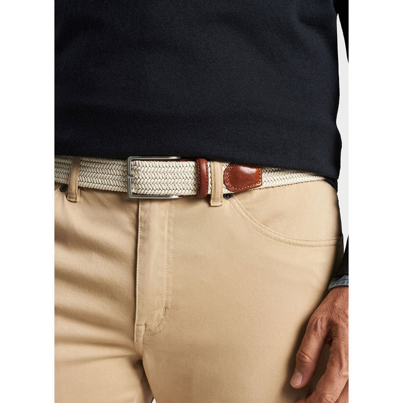 Peter Millar Waxed Braided Belt - Stone*