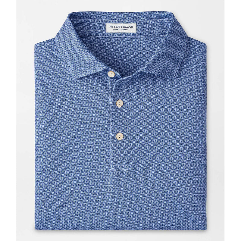 Peter Millar Men's Abbott Performance Jersey Polo Shirt - White