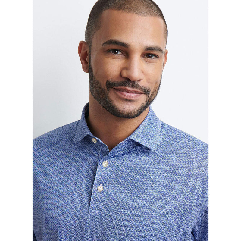 Peter Millar Men's Abbott Performance Jersey Polo Shirt - White
