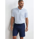 Peter Millar Men's Finch Performance Jersey Polo Shirt - White