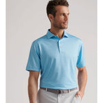 Peter Millar Men's Chambers Performance Jersey Polo Shirt - Seaport Blue