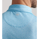 Peter Millar Men's Chambers Performance Jersey Polo Shirt - Seaport Blue