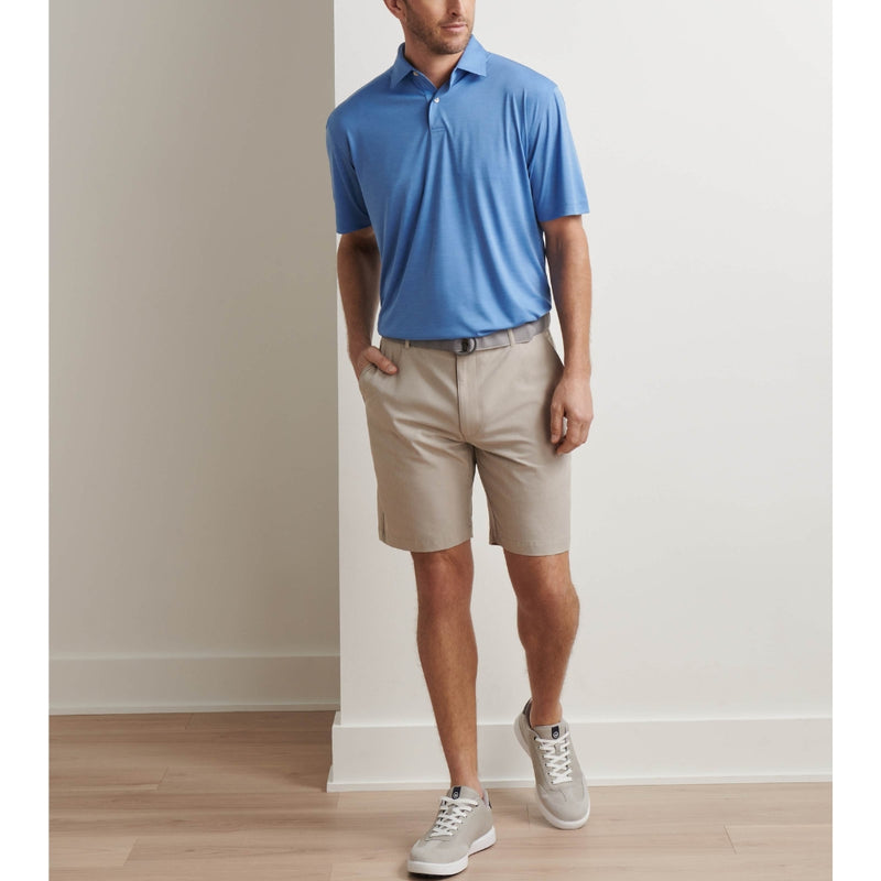 Peter Millar 9-Inch Men's Shackleford Performance Hybrid Shorts - Khaki