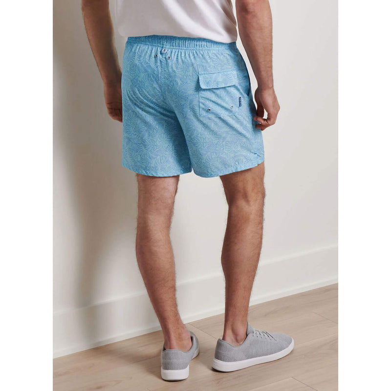 Peter Millar 7-Inch Men's Tropics Swim Trunks - Cabana Blue