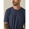 Faherty Sunwashed Pocket T-Shirt - Dune Navy