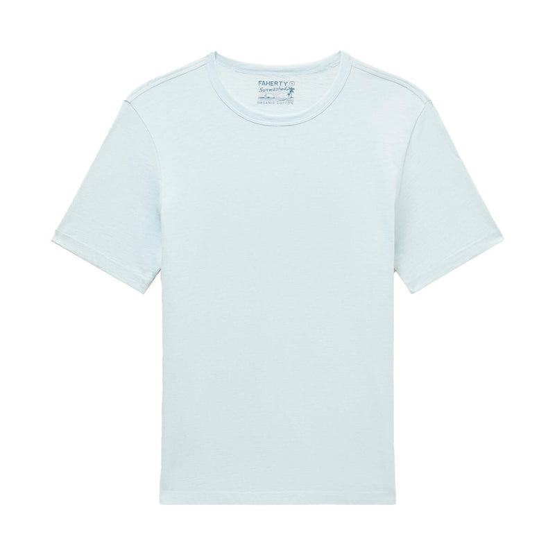 Faherty Sunwashed Pocket T-Shirt - Sky