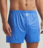 Peter Millar Men's Toga Party Performance Boxers - Blue Sea