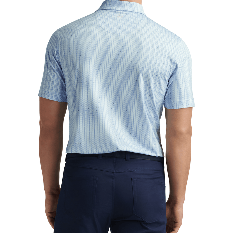 Peter Millar Men's First In Flight Performance Jersey Polo Shirt - Pale Blue