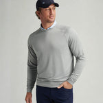Peter Millar Men's Beaumont Performance Crew Sweater - Gale Grey