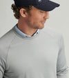 Peter Millar Men's Beaumont Performance Crew Sweater - Gale Grey