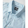 Faherty Movement Short Sleeve Sport Shirt - Blue Sand Diamond