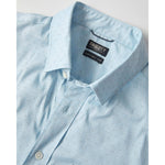 Faherty Movement Short Sleeve Sport Shirt - Blue Sand Diamond