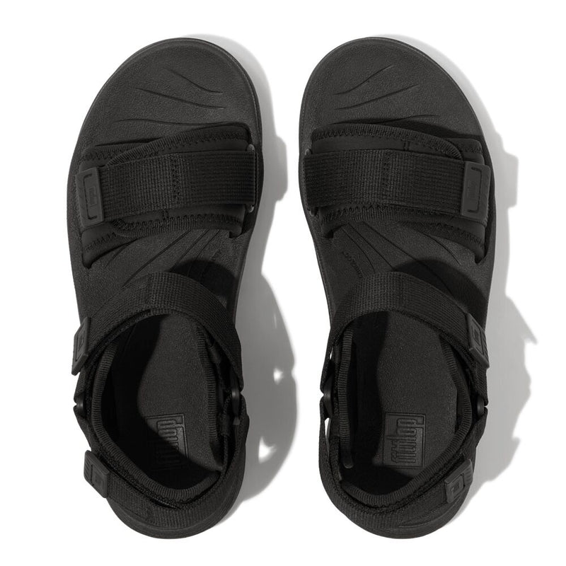 FitFlop Neo D Hyker Sandals - All Black