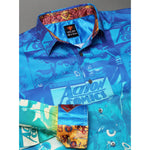 Robert Graham X Superman Up Up Away Classic Fit Sport Shirt - Multi