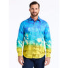 Robert Graham X Superman Up Up Away Classic Fit Sport Shirt - Multi
