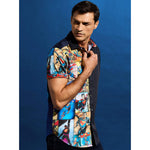Robert Graham X Superman My Hero Short Sleeve Classic Fit Sport Shirt - Multi