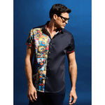 Robert Graham X Superman My Hero Short Sleeve Classic Fit Sport Shirt - Multi