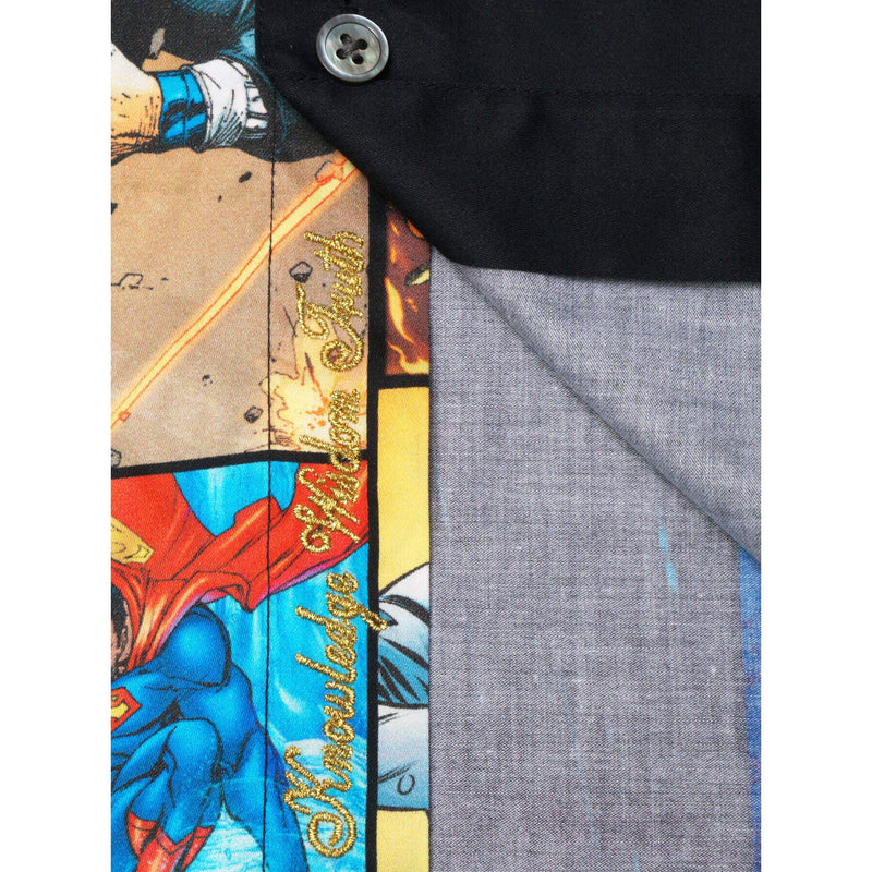 Robert Graham X Superman My Hero Short Sleeve Classic Fit Sport Shirt - Multi