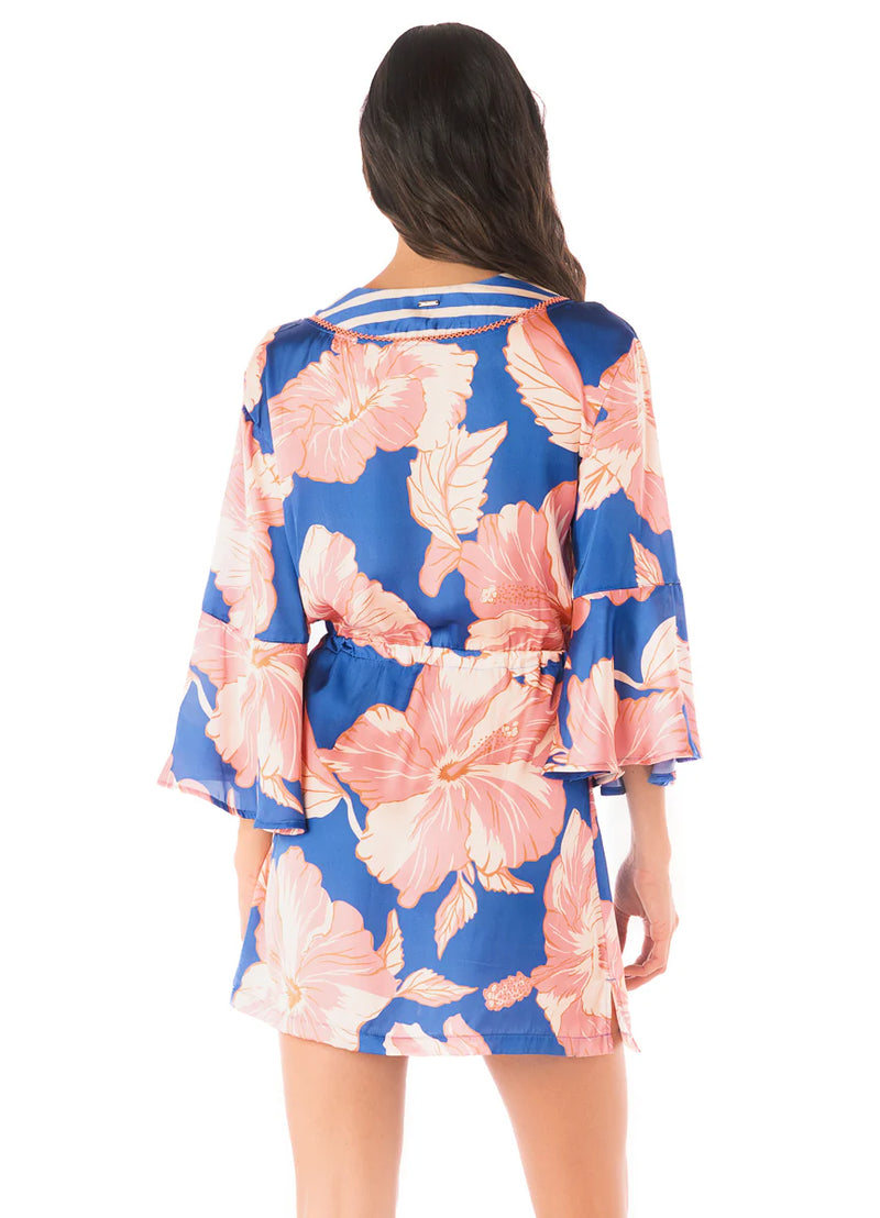 Maaji Magnolia Mirage Enjoyable Dress Cover Up - Bright Blue
