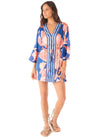 Maaji Magnolia Mirage Enjoyable Dress Cover Up - Bright Blue