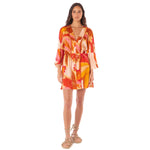 Maaji Jungle Palm Enjoyable Dress Cover Up - Red