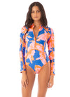 Maaji Magnolia Mirage Cardi Surf Swimsuit - Bright Blue