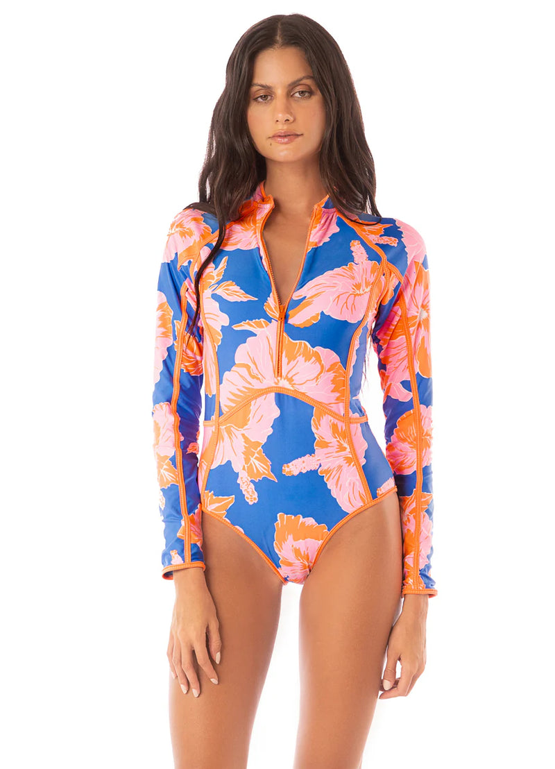 Maaji Magnolia Mirage Cardi Surf Swimsuit - Bright Blue