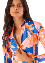 Maaji Magnolia Mirage Cardi Surf Swimsuit - Bright Blue