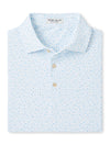Peter Millar Men's Whiskey Performance Mesh Polo Shirt - White