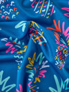 Chubbies The Pineapple Sketch Performance Polo Shirt - Bright Blue