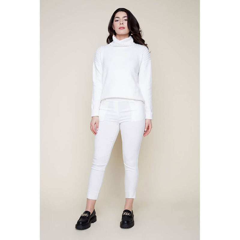 Renuar Woven Pant - Creme - FINAL SALE