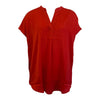 Renuar Airflow Cap Sleeve Blouse - Scarlet - FINAL SALE