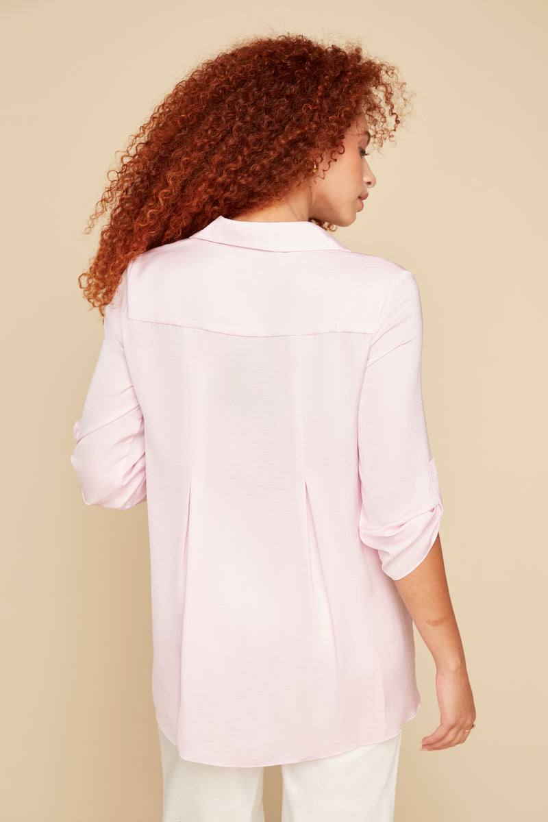 Renuar Airflow Long Sleeve Blouse - Ballerina