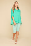 Renuar Airflow Long Sleeve Blouse - Jade