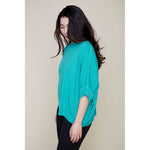 Renuar Knit Sweater - Peacock - FINAL SALE