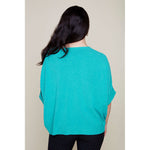 Renuar Knit Sweater - Peacock - FINAL SALE