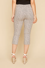 Renuar 21-Inch Pull On Capri - Oyster Combo - FINAL SALE